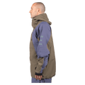 Side view of the Endeavor 2L Ranger Jacket in Tincture and Algae colourway, unisex model