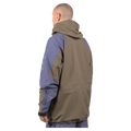 Back view of the Endeavor 2L Ranger Jacket in Tincture and Algae colourway, unisex model