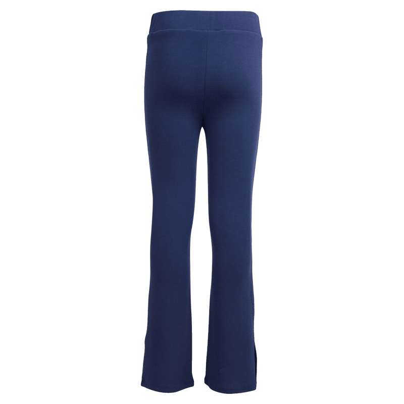 Back view of the Eve Girl Aspen Flare in Navy colourway, girls's model