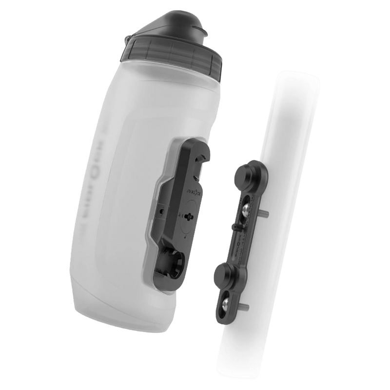 View of the Fidlock Twist Bottle and Base Set in colour Clear
