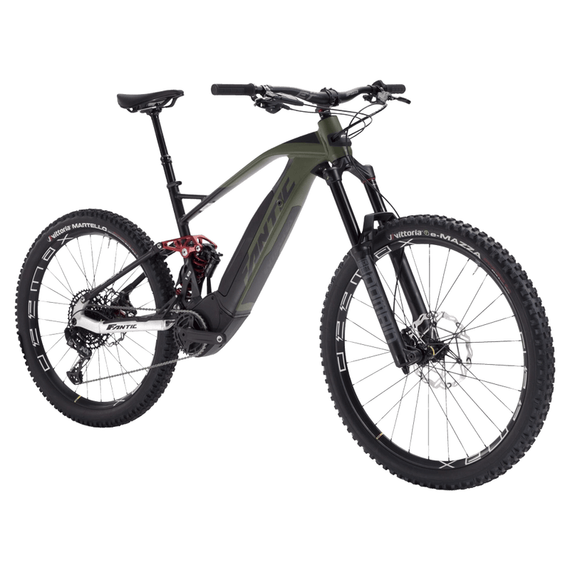 Main view of the Fantic 2022 XEF 1.8 Sport E-bik in Sage Green colourway, unisex model