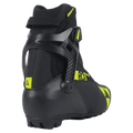 Back view of the Fischer RC3 Combi Ski Boots in Black colourway, unisex's model