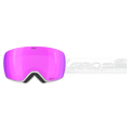 Strap view of the Giro Article II Goggles in White, Pink lens, unisex model