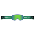 Strap view of the Giro Buster Goggles in Surge Fade Blue, Loden Green lens, kids model
