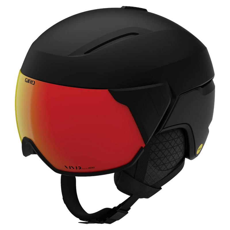 Main view of the Giro Orbit Spherical MIPS Visor Helmet in Matte Black colourway, unisex's model