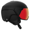 Side view of the Giro Orbit Spherical MIPS Visor Helmet in Matte Black colourway, unisex's model