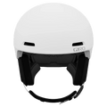 Front view of the Giro Own MIPS Helmet in Matte White colourway, unisex's model