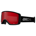 Main view of the Giro Sagen Goggles in Stacked Black, Amber Scarlett and Yellow lens, unisex model