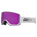 Main view of the Giro Sagen Goggles in Stacked White, Amber Pink and Yellow lens, unisex model