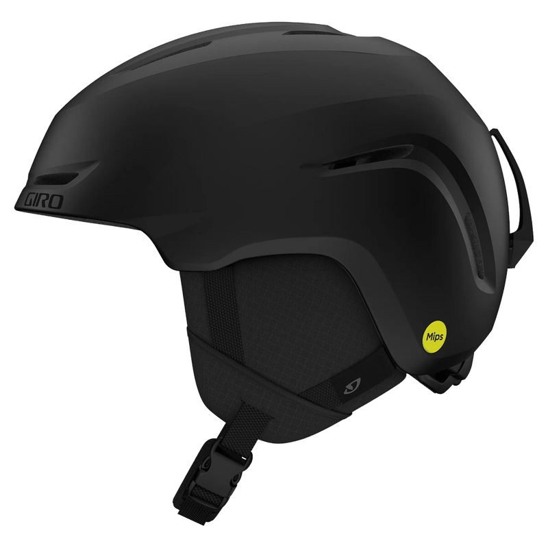 Side view of the Giro Sario MIPS Helmet in Matte Black colourway, unisex's model