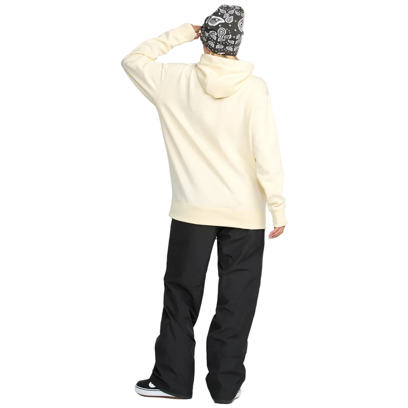 Rear on body image of the Riding Hydro Pullover - Womens in Bone