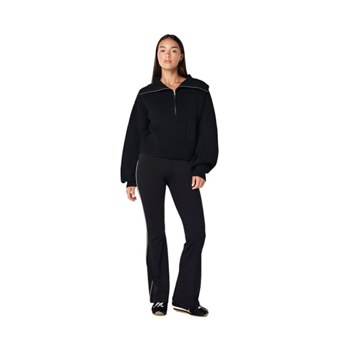 High Season Zip Neck Knit Jumper - Womens
