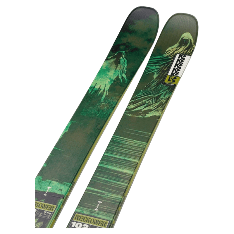 Tip view of K2 2027 RECKONER 102 Ski