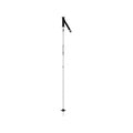 Kerma Vector 4 Ski Pole with white shaft, black basket and handle
