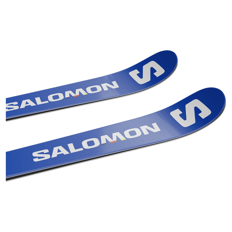 Tip view of Salomon 2027 S/RACE FIS GS Ski w/ Bindings - Kids