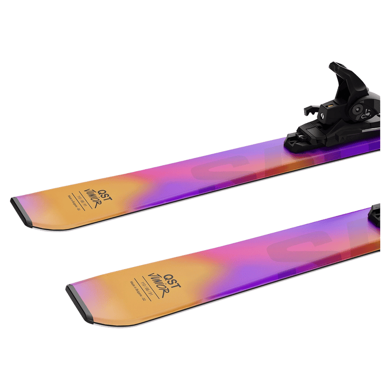 Tail view of Salomon 2027 LUX Jr Ski - Kids