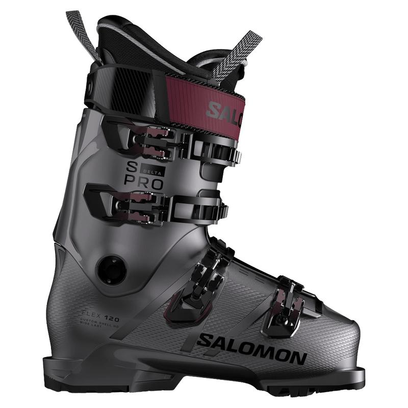 Side view of Salomon S/Pro Delta 120 Ski Boots