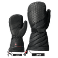 Main view of the Lenz Heat 6.0 Mittens in Black colourway, women model