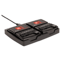 Charger view of the Lenz RCB 2000 Battery Pack in Bluetooth colourway, unisex model