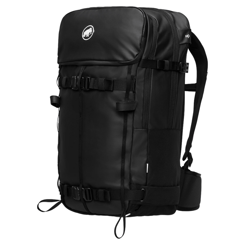 Main view of the Mammut Nirvana 28 Backpack in black colourway, unisex model