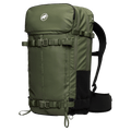Main view of the Mammut Nirvana 28 Backpack in marsh-black colourway, unisex model