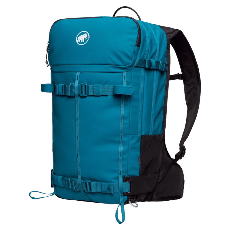 Main view of the Mammut Nirvana 28 Backpack in sapphire-black colourway, unisex model