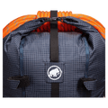 Detail view of the Mammut Trion 28 Backpack in Marine Black colourway, women model