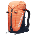 Main view of the Mamut Trion 38L Backpack in Arumita and Marine colourway, unisex's model