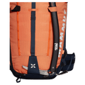 Detail view of the Mamut Trion 38L Backpack in Arumita and Marine colourway, unisex's model