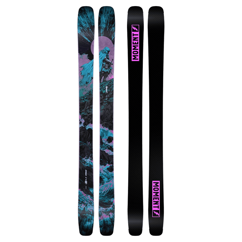 Two up view of Moment 2027 Deathwish 112 Ski