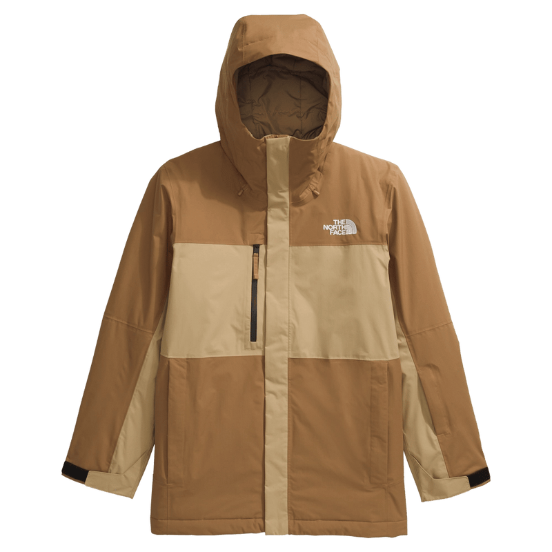 The North Face Freedom Insulated Ski Jacket in Utility Brown-Khaki Stone
