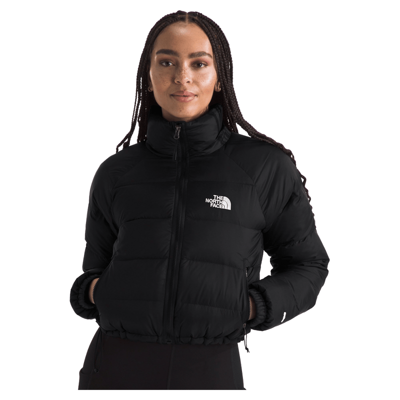Woman wearing The North Face Hydrenalite Down Jacket in Black