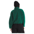 Rear view of The North Face Extreme Pile 2 Pullover for Women in Hunter Green