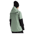 Woman wearing The North Face Summit Eastwall GTX Ski Jacket for Women in Slate Moss - TNF Black