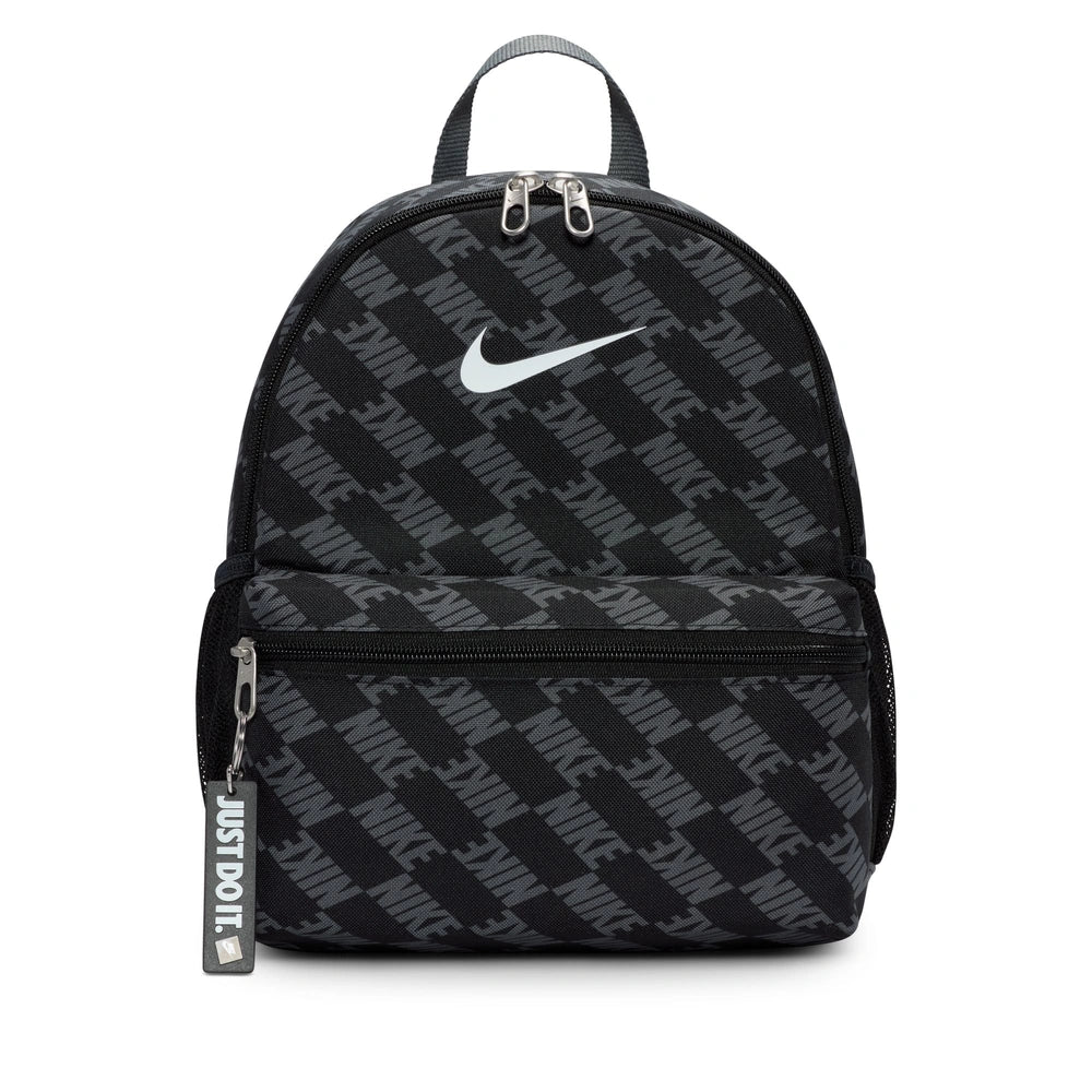 Front image of the Brasilia JDI Backpack in Black-Iron Grey-White