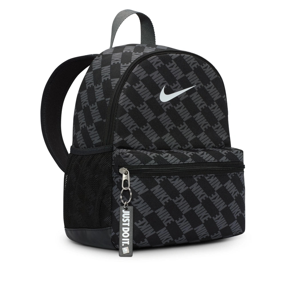 Side image of the Brasilia JDI Backpack in Black-Iron Grey-White