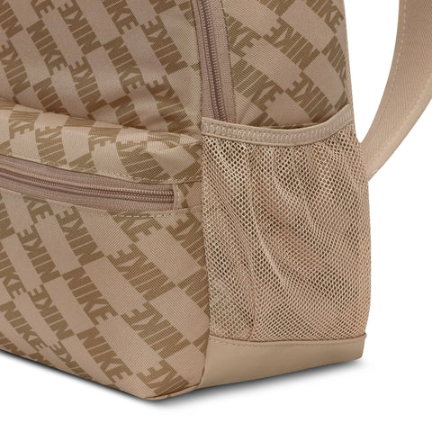 Side image of the drink pouch on the Brasilia JDI Backpack in Hemp-Beechtree-White