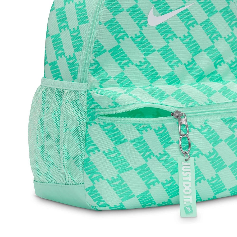 Front pocket image of the Brasilia JDI Backpack in Mint Foam/Light Menta/White