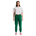 Front view of the Nike Classic Cropped Tee in White colourway, women model