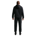 Back view of the Nike Club Fleece Hoodie in Back colourway, unisex model
