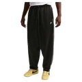 Main view of the Nike Club Track Sweatpants in Black and White colourway, men model