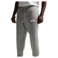 Main view of the Nike Club Track Sweatpants in Dark Grey Heather and light Smoke colourway, men model