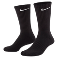 Main view of the Nike Cushioned Socks in Black colourway, unisex model