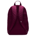 Back view of the Nike Elemental Backpack in Bordeaux colourway, kids model