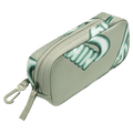Acces view of the Nike Elemental Backpack in Fogged Green colourway, kids model