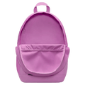 Open view of the Nike Elemental Backpack in Magenta, Orange and Black colourway, kids model