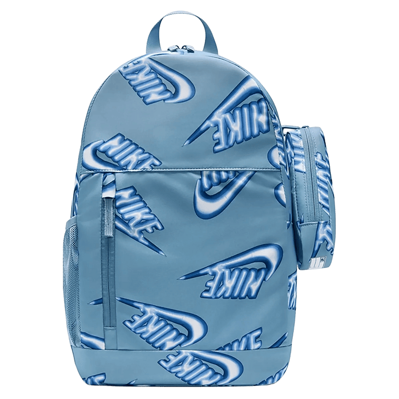 Main view of the Nike Elemental Backpack in Work Blue colourway, kids model