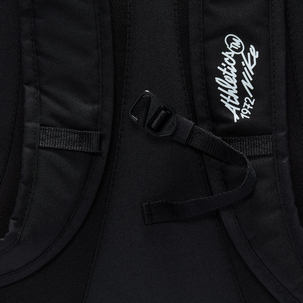 Chest Strap detail of the Hayward Backpack in Black Multi White