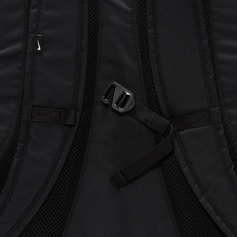 Chest Strap detail of the Hayward Backpack in Black White