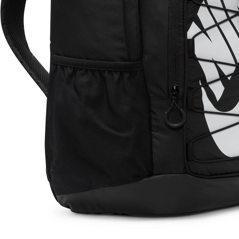 Side image of the Hayward Backpack in Black White